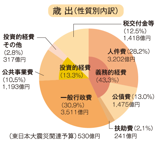 歳出（性質別内訳）