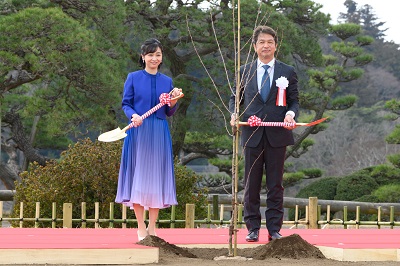 植樹式典の様子