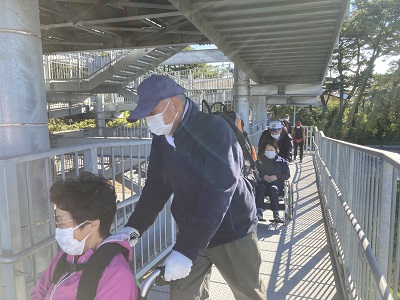 避難訓練の様子