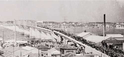 昭和37年銚子大橋開通