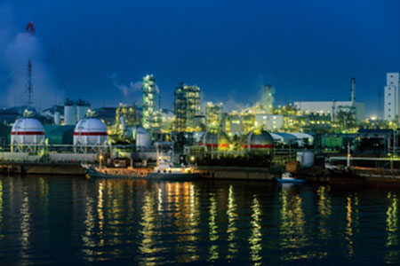 平成物産パーク港公園の夜景