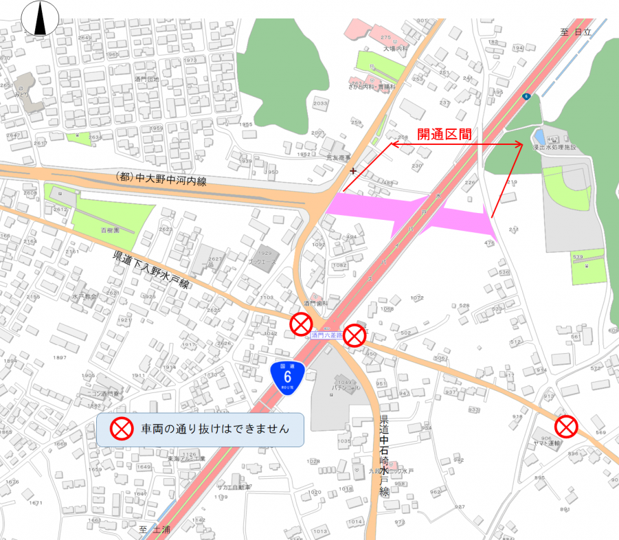 中中線・位置図
