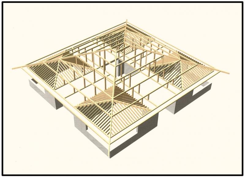 小屋組イメージ