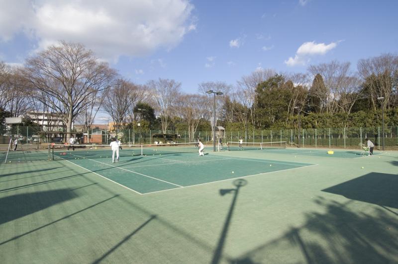 砂沼広域公園テニスコートの写真