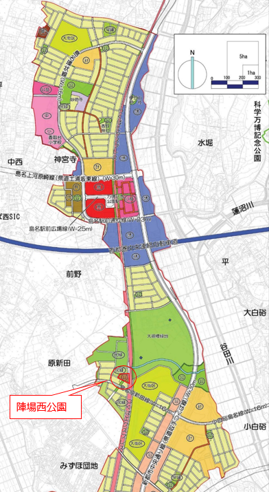 陣場西公園位置