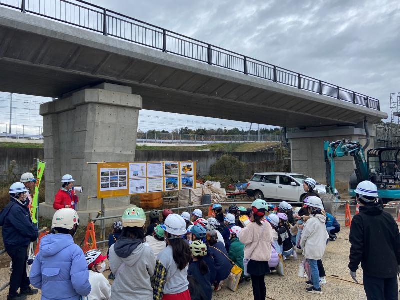 歩道橋見学