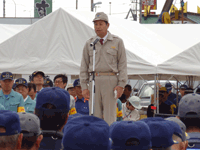 茨城県・日立市総合防災訓練に出席