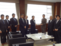 国道125号整備促進期成同盟会からつくばバイパスの整備促進等に関する要望