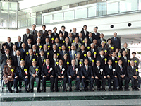 市長会自治功労者表彰式に出席