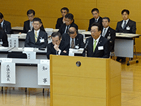 市町村長・市町村議会議長会議に出席