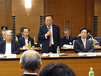 原子力発電関係道県議会議長協議会定期総会で会長に選出された白田議長