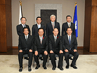 県議会永年在職議員表彰式及び全国都道府県議会議長会永年勤続功労者表彰状伝達式に出席