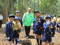 カスミ共感創造の森 第４回 植樹祭に出席