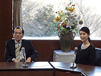 ラジオ(茨城放送)広報「新議長インタビュー」を収録