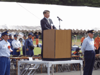 「第45回茨城県消防救助技術大会」に出席