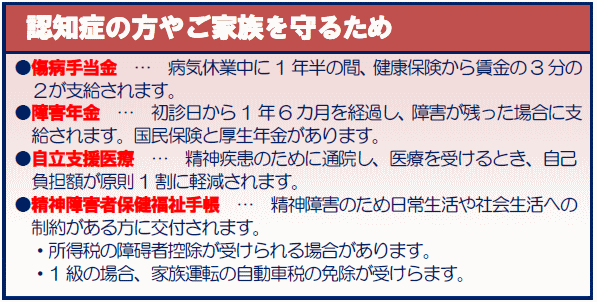 認知症の方や家族を守るため