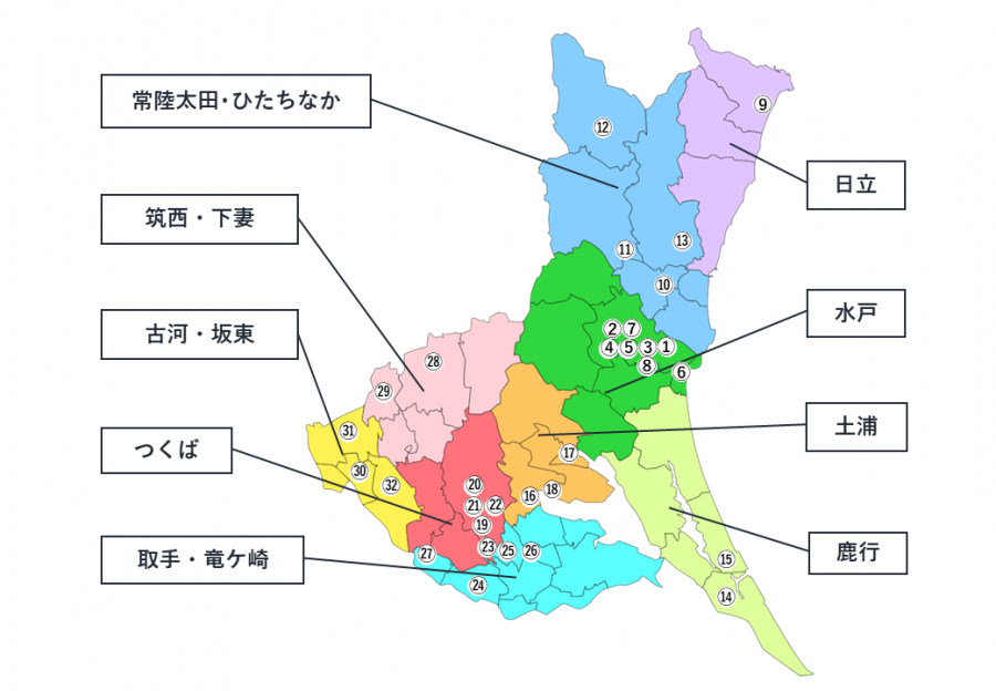 連絡協議会病院地図