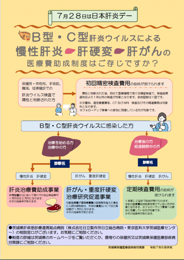 肝炎肝がんリーフレット