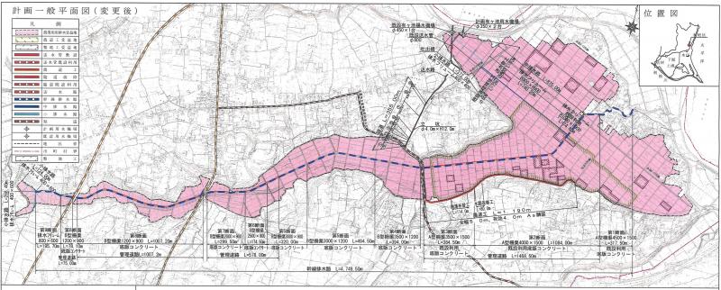 有ヶ池位置図