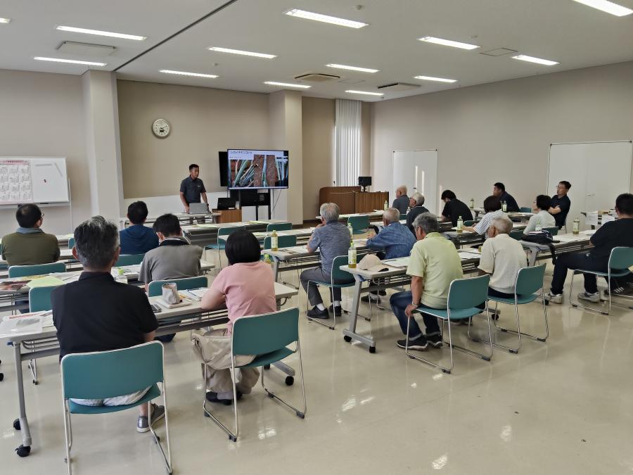 ネギ講習会の様子