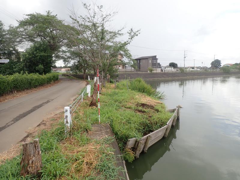ため池の写真＿転落防止