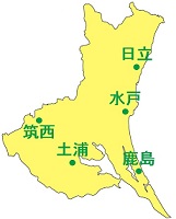茨城県地図